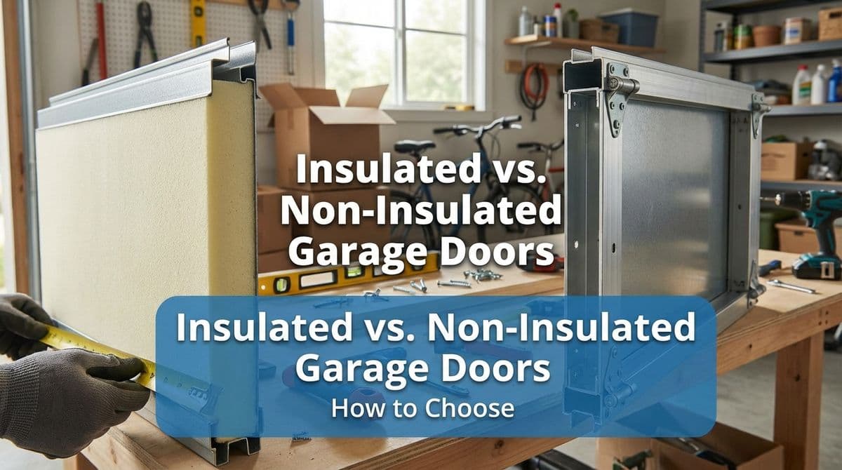 Blog post Insulated vs. Non‑Insulated 9x7 Garage Doors: How to Choose image