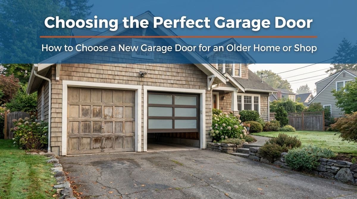 How to Choose a New Garage Door for an Older Home or Shop image